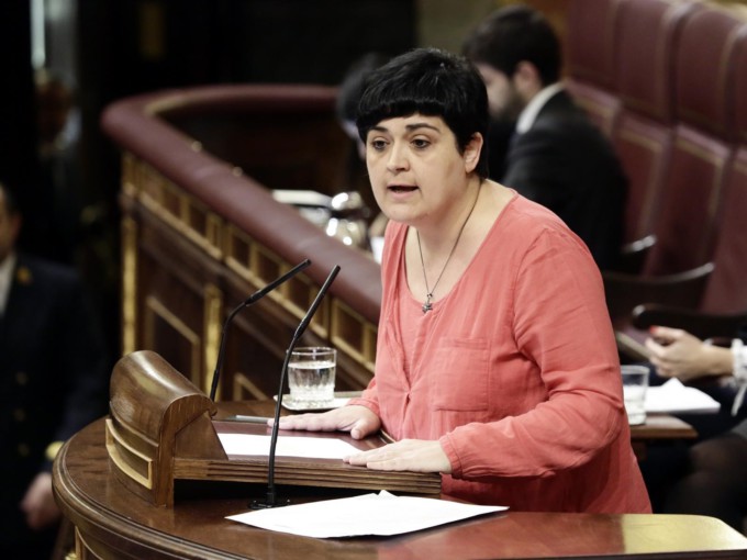 a portavoz parlamentaria de EH Bildu, Marian Beitialarrangoitia