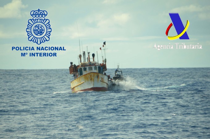 barco incautación coca policia naciona cocaina