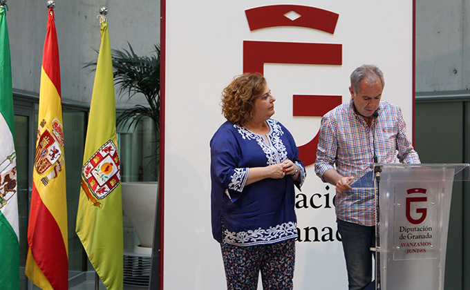 Momento de la presentación de la IX Edición de los Patios Flamencos en la Diputación de Granada