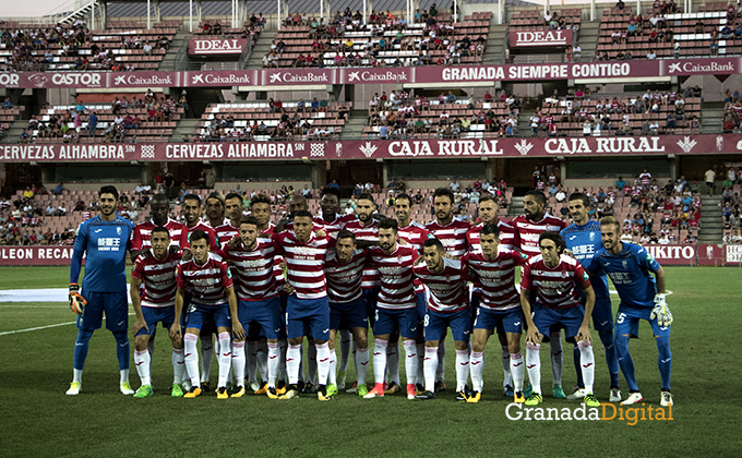 2017-08-08 Granada CF Malaga CF Trofeo Ciudad de Granada presentacion