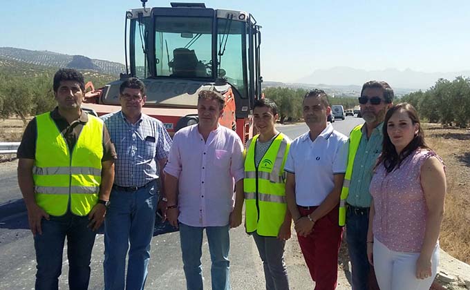 Obras carretera Pinos Puente