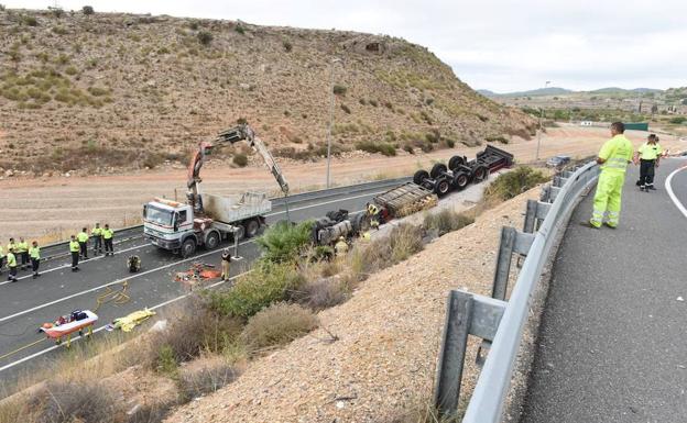 accidente murcia camion