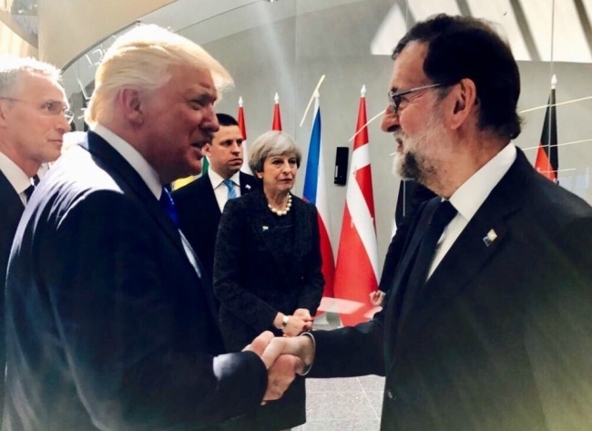 rajoy y trump