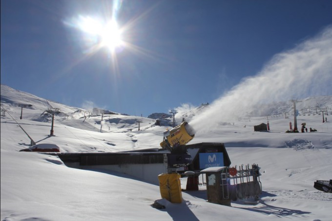 sierra nevada cañones nieve