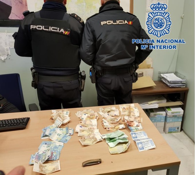 Policía-Local-botín-sustraido-dinero-lotería