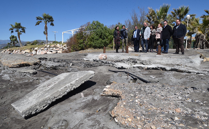 entrena motril costas destrozos temporal