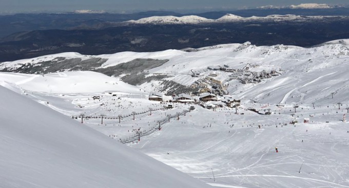 sierra nevada cuatro metros nieve