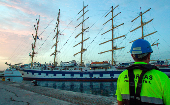 puerto de motril llegada crucero