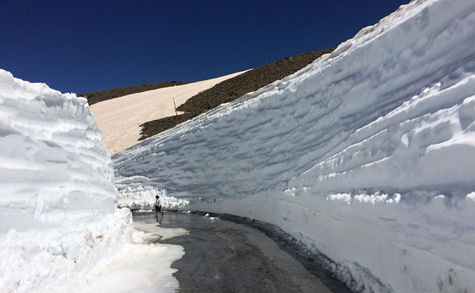 sierra nevada nieve junio