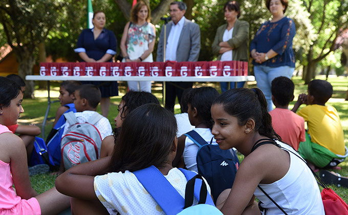 Niños saharauis vacaciones en paz