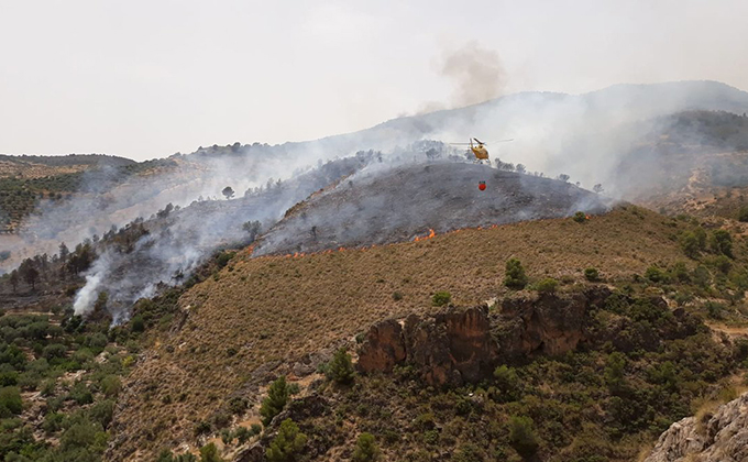 incendio el pinar granada