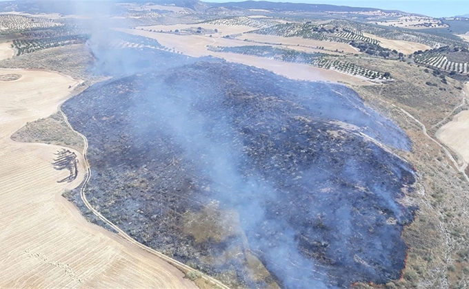 incendio ventas de huelma