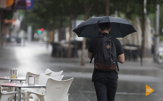 Lluvia en Granada