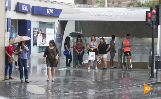 Lluvia en Granada