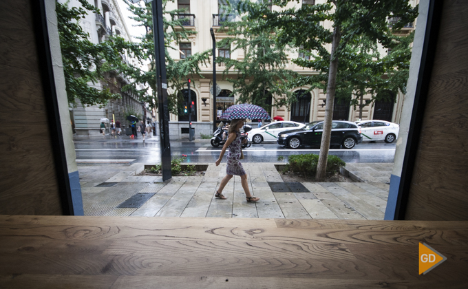 lluvia en Granada