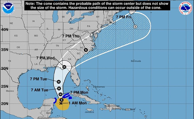 tormenta tropical michael