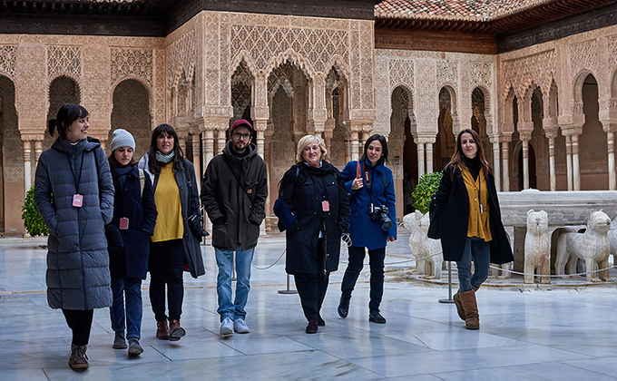 III edicion Premio CAAE_Los finalistas en el viaje a Granada 1