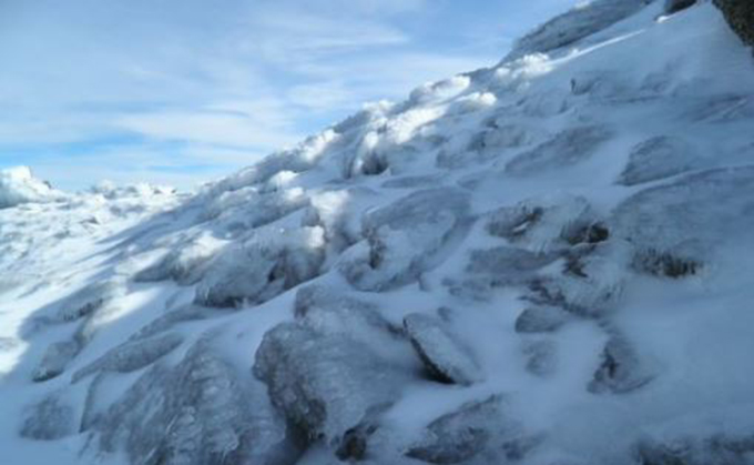 hielo parque sierra nevada