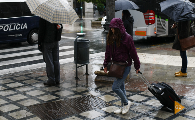 lluvia en Granada