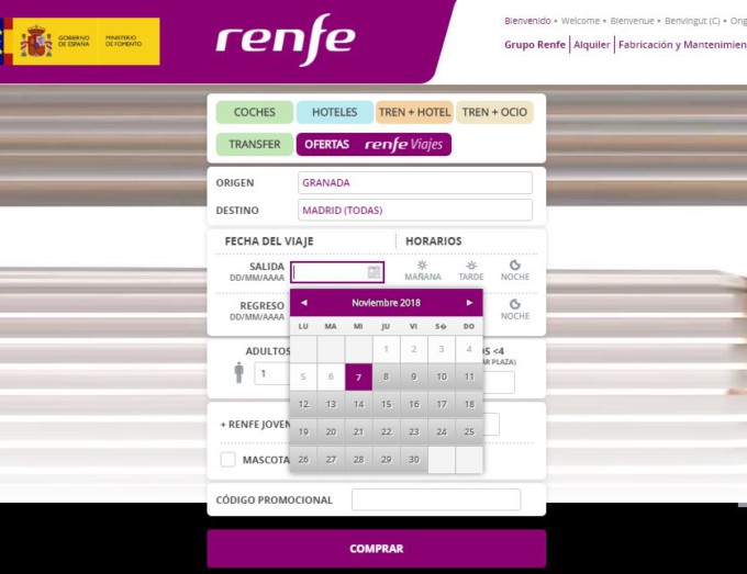 renfe web