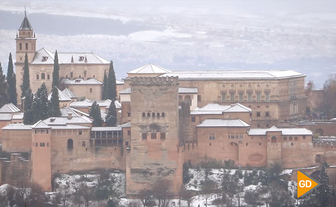 alhambra nevada NIEVE enero 2018