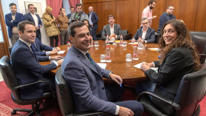 SEGUNDA REUNIÓN PP Y CIUDADANOS NEGOCIACIÓN PARA CAMBIO GOBIERNO EN ANDALUCÍA