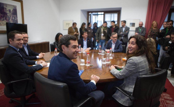 reunion PP-A y Ciudadanos Andalucía