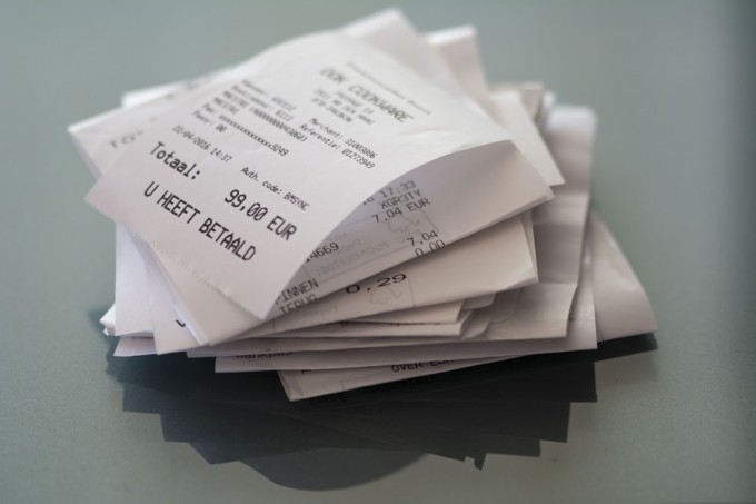 Receipt Wealth Receipts Pay Supermarket Shopping