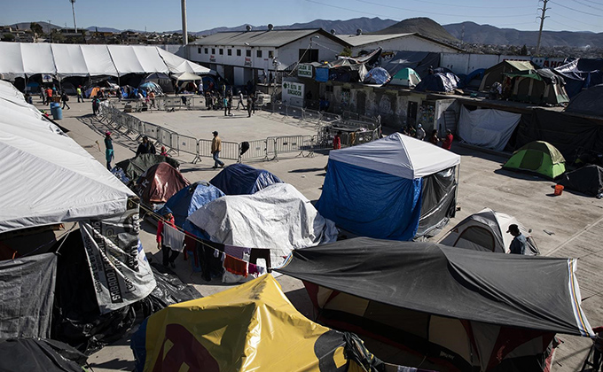 INMIGRANTES MEJICO CARAVANA