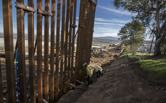 MURO TRUMP FRONTERA MEJICO ESTADOS UNIDOS