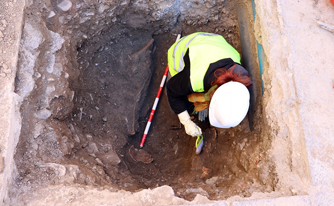 RESTOS HUMANOS HALLADOS DURANTE LAS OBRAS 19