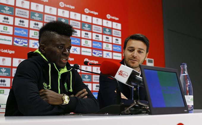 Ramón Azeez, en su rueda de prensa de presentación | Foto: Archivo GD