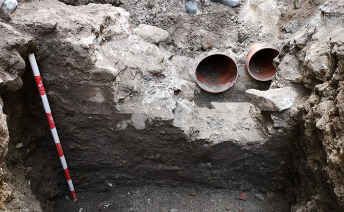 muros en el casco antiguo de almuñecar