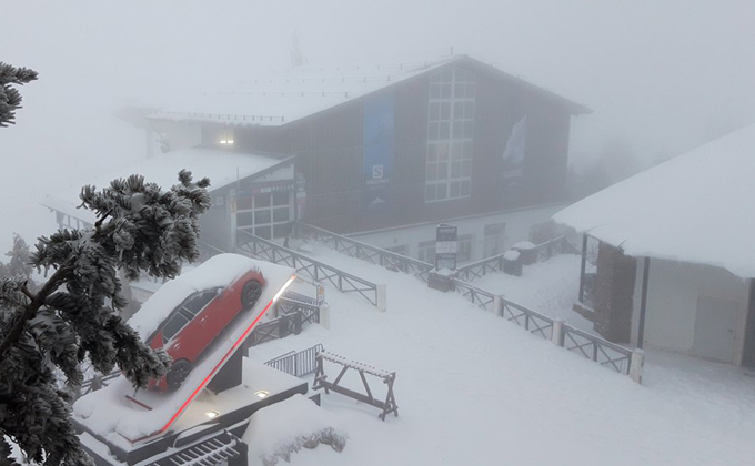 nieve sierra nevada