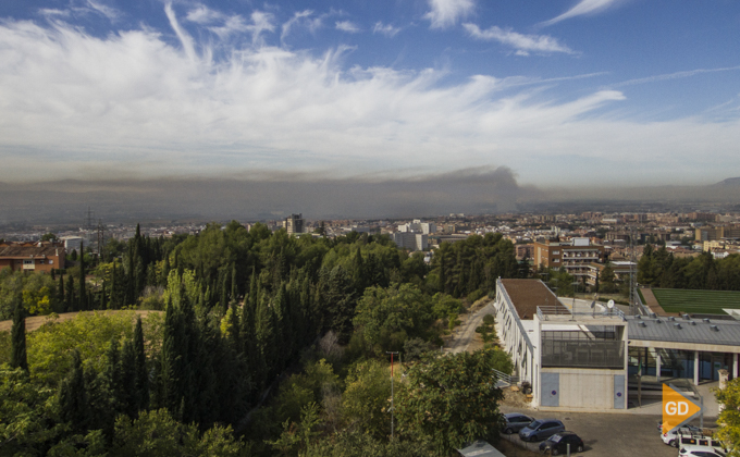 FOTO COMENTADA: BOINA DE CONTAMINACION EN GRANADA