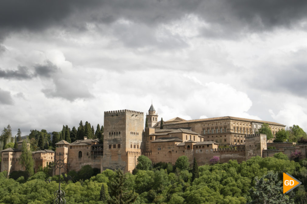 Alhambra niebla primavera tiempo nubes_-2