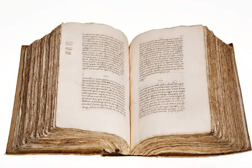 Manuscrito del siglo XVI del Libro de los Epítomes