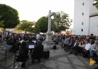 Actos de la noche en blanco en la huerta San Vicente