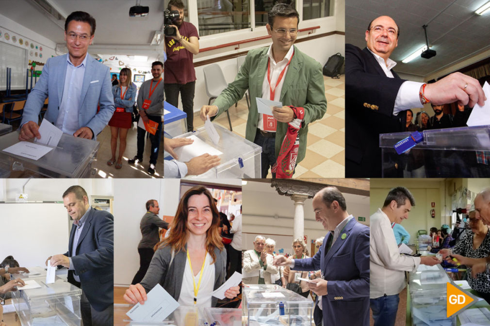 COLLAGE CANDIDATOS VOTACIONES MUNICIPALES GRANADA 2019