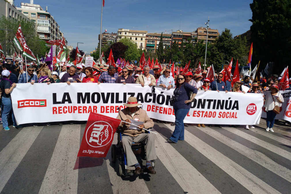 DIA DEL TRABAJADOR PRIMERO DE MAYO MANIFESTACION