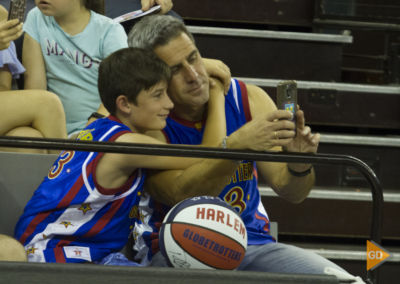 Espectáculo de los Harlem Globetrotters en el palacio de los deportes de Granada