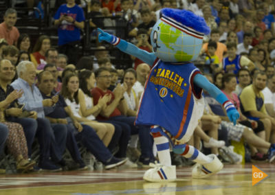 Espectáculo de los Harlem Globetrotters en el palacio de los deportes de Granada