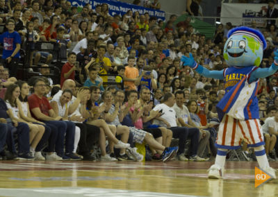 Espectáculo de los Harlem Globetrotters en el palacio de los deportes de Granada