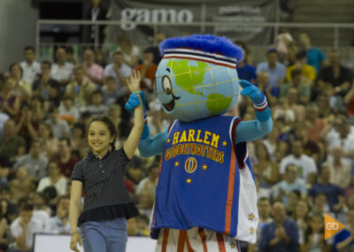 Espectáculo de los Harlem Globetrotters en el palacio de los deportes de Granada