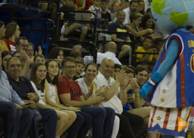 Espectáculo de los Harlem Globetrotters en el palacio de los deportes de Granada