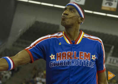 Espectáculo de los Harlem Globetrotters en el palacio de los deportes de Granada