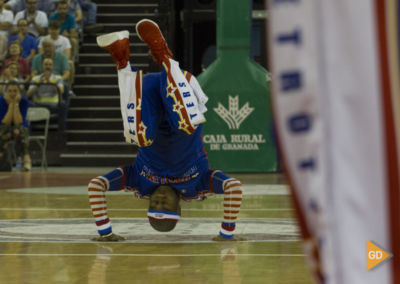 Espectáculo de los Harlem Globetrotters en el palacio de los deportes de Granada