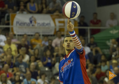 Espectáculo de los Harlem Globetrotters en el palacio de los deportes de Granada