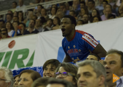 Espectáculo de los Harlem Globetrotters en el palacio de los deportes de Granada