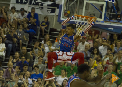 Espectáculo de los Harlem Globetrotters en el palacio de los deportes de Granada